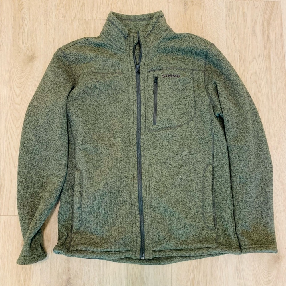 Simms Rivershed Full Zip Fleece Sweater